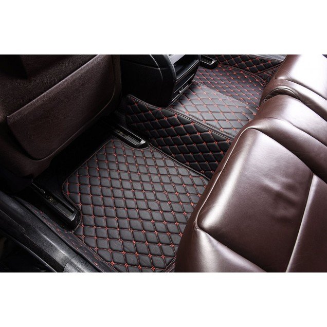 Cheap Acura ZDX Luxury Leather Diamond Stitching Car Mats UK