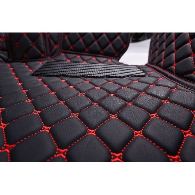 Cheap Ford Edge Luxury Leather Diamond Stitching Car Mats UK