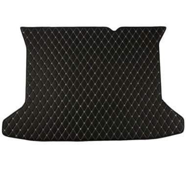 Cheap Black and White Stitching Luxury Leather Diamond Trunk Base Mats UK