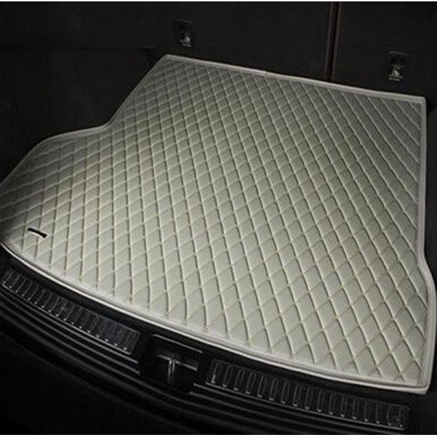 Cheap Grey Luxury Leather Diamond Trunk Base Mats UK