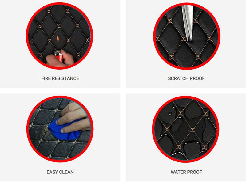 Nissan Navara Diamond Car Mats Features